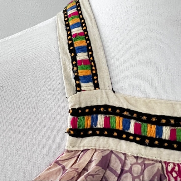 A Common Thread by Anthropology Boho Floral Dress size medium - Picture 6 of 16